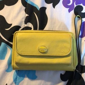 Coach wristlet/wallet